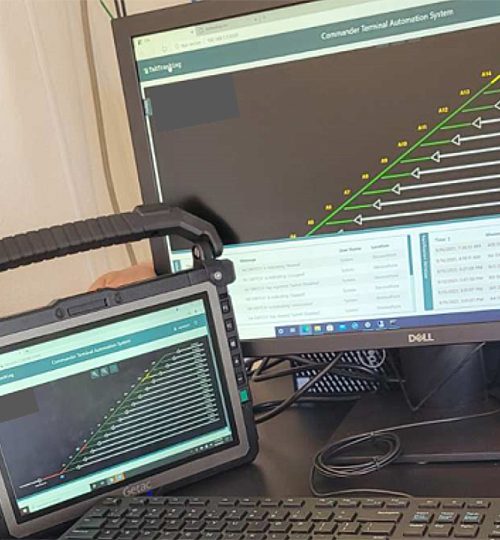 Commander Terminal Automation tablet and workstation