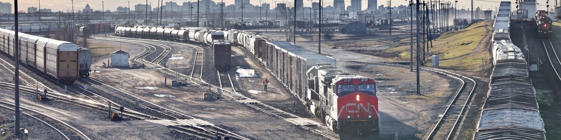 CCEG7H Symington Yard, railyard, Winnipeg, Manitoba, Canada